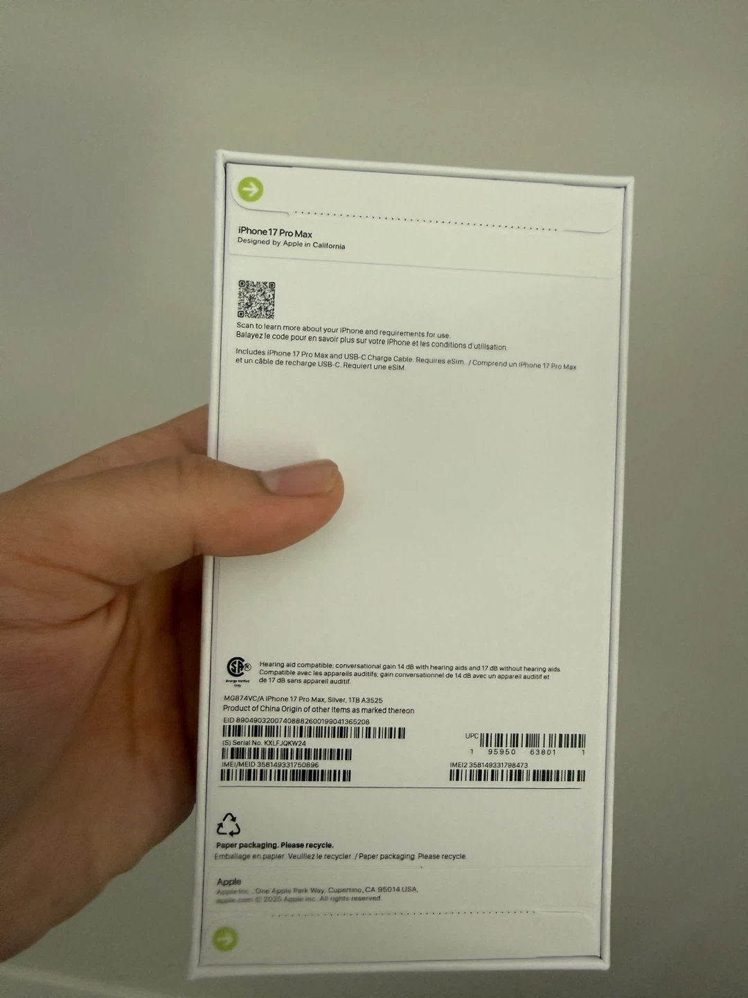 Apple iPhone 17 Pro Max - Silver - photo 2