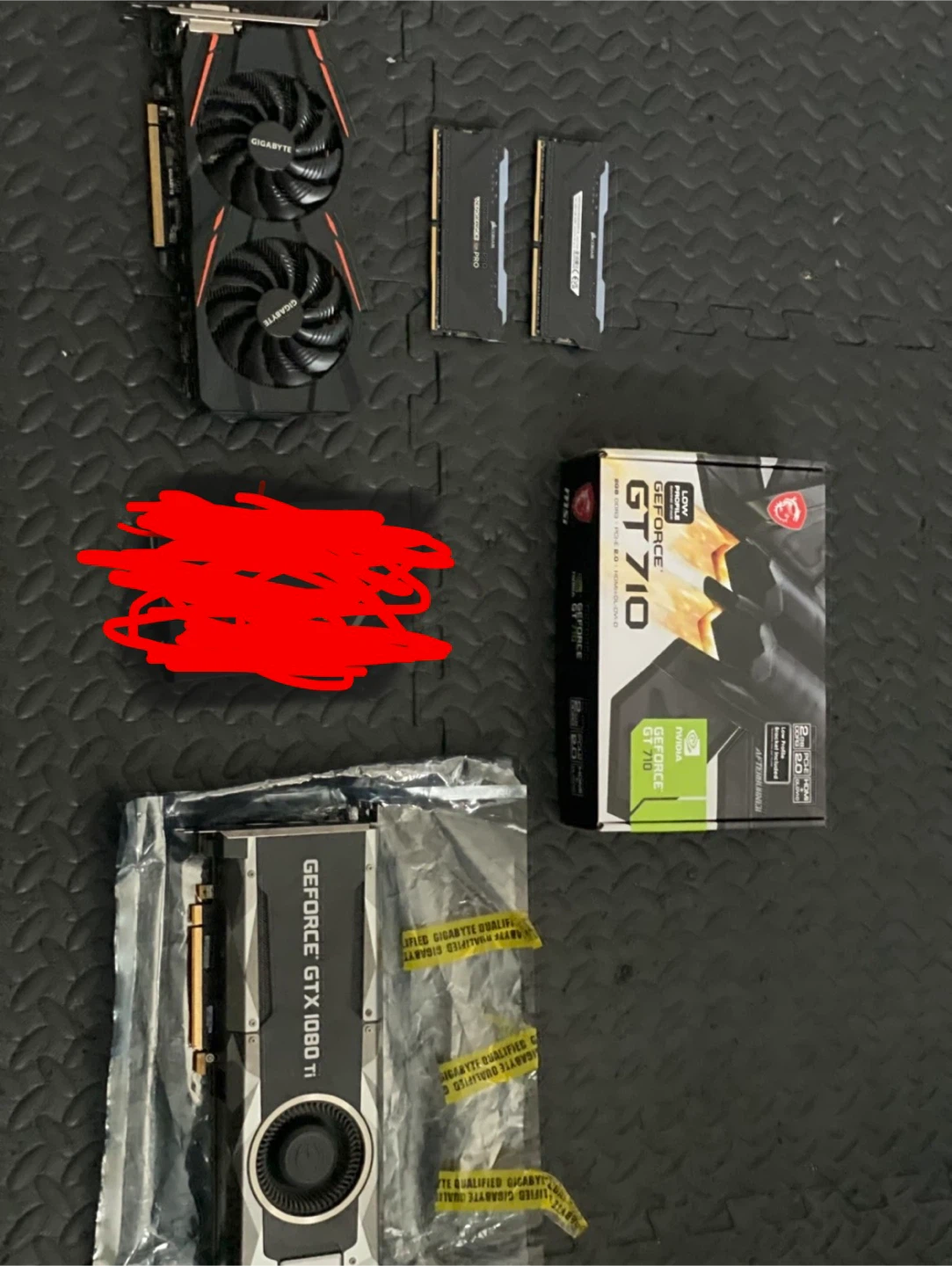 Lot of pc components