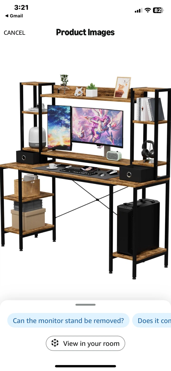 FREE Desk with shelves and hutch - photo 2