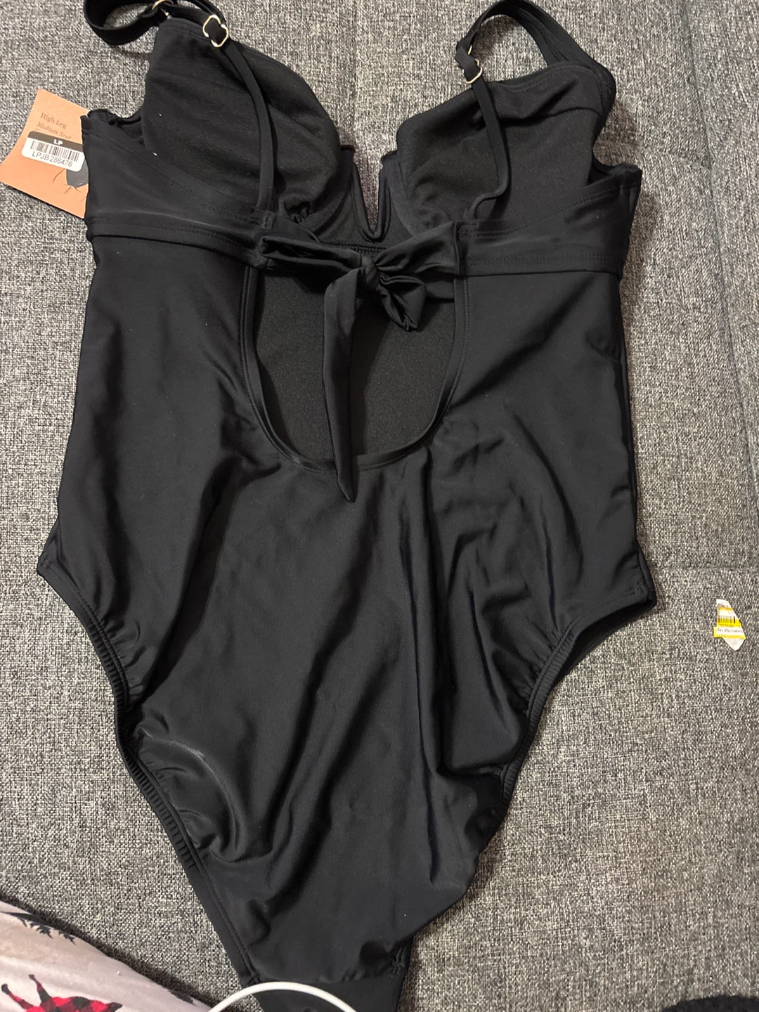 Black One-Piece Swimsuit - photo 2