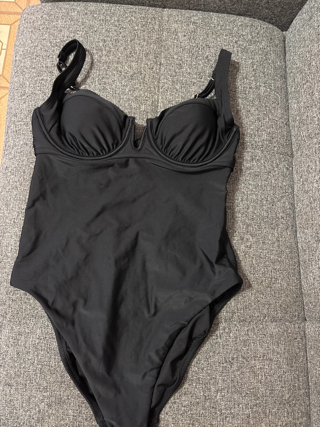 Black One-Piece Swimsuit