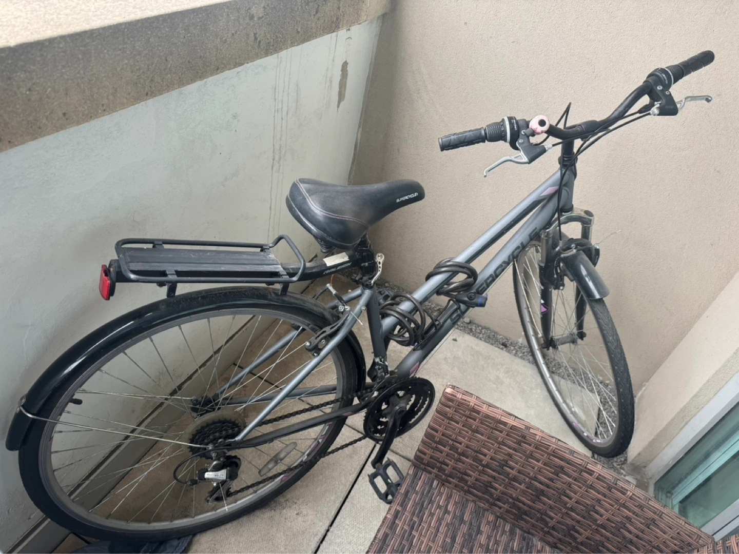 Supercycle Women's Hybrid Bike with Accessories