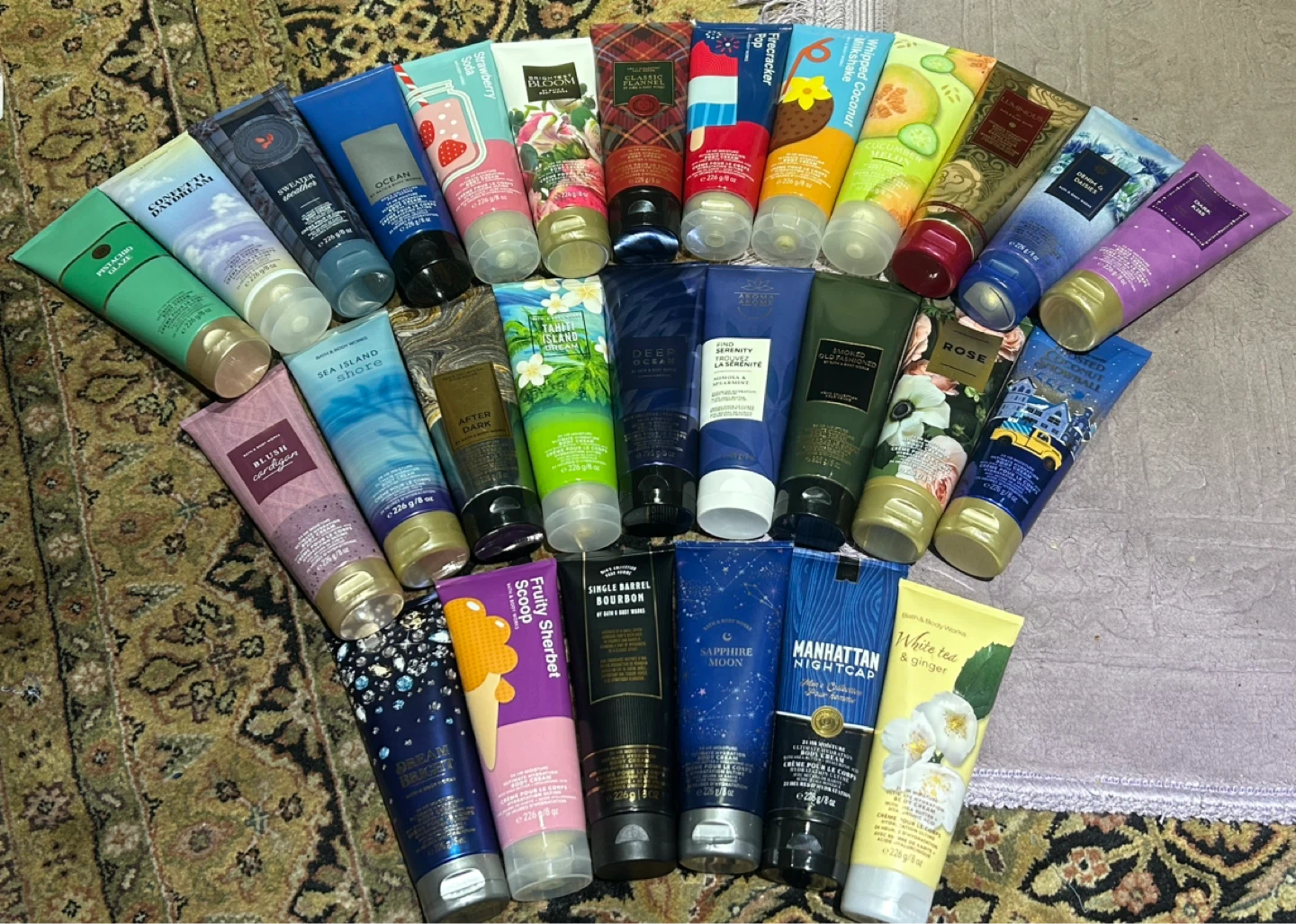 Bath & Body Works Lot of 24 Lotions and Creams
