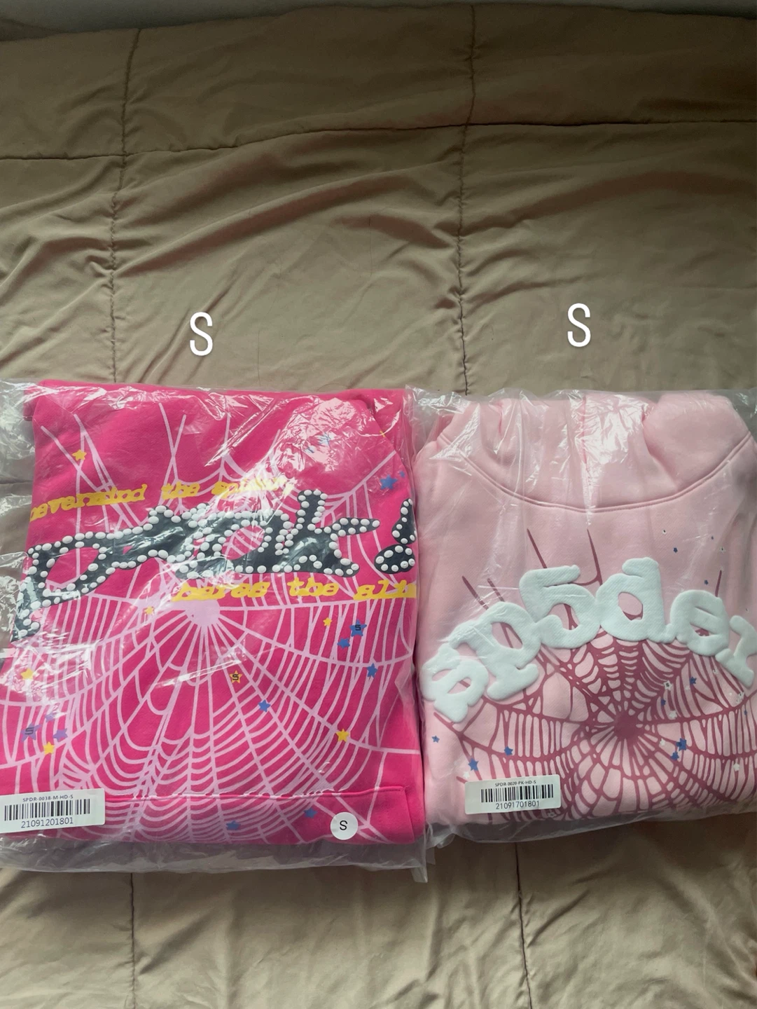 Spider Hoodie - Pink & Light Pink