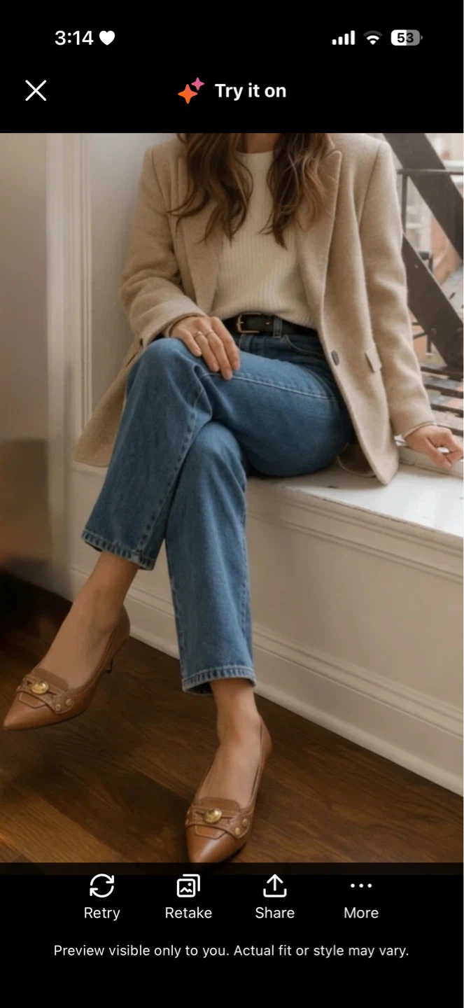 Dolce & Gabbana Brown Leather Kitten Heels