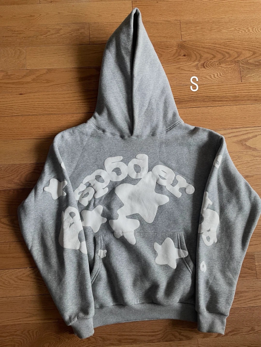 Gray sp5der White Star Design - Size S