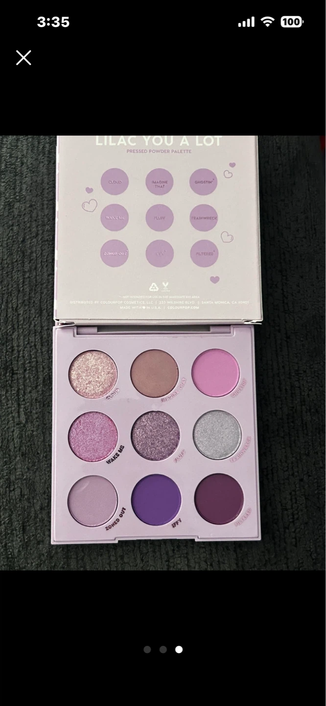 ColourPop Lilac You A Lot Pressed Powder Palette