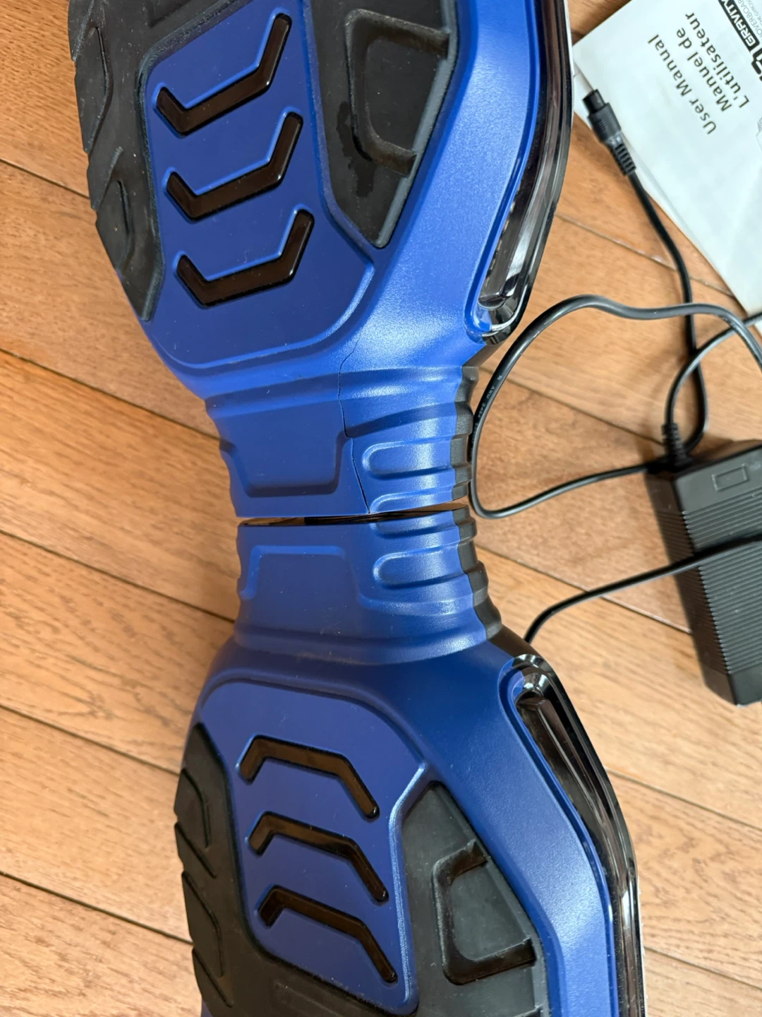 Blue Hoverboard with Charger and Manual - photo 3