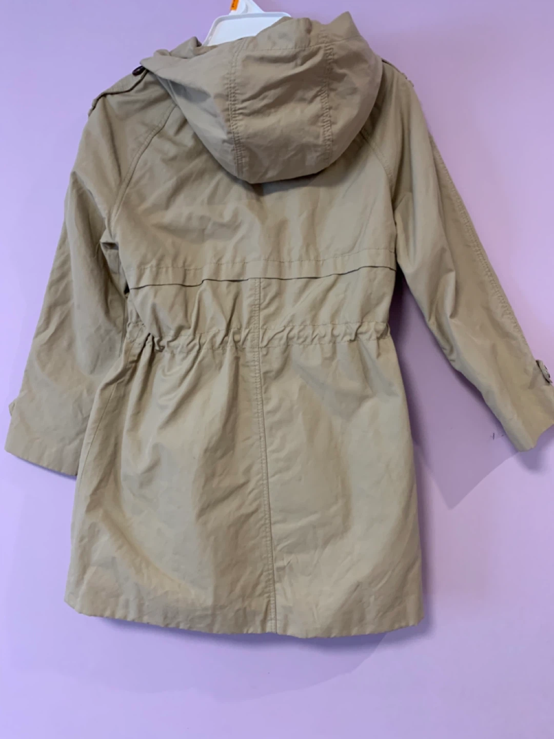 Zara Tan Hooded Trench Coat - photo 2