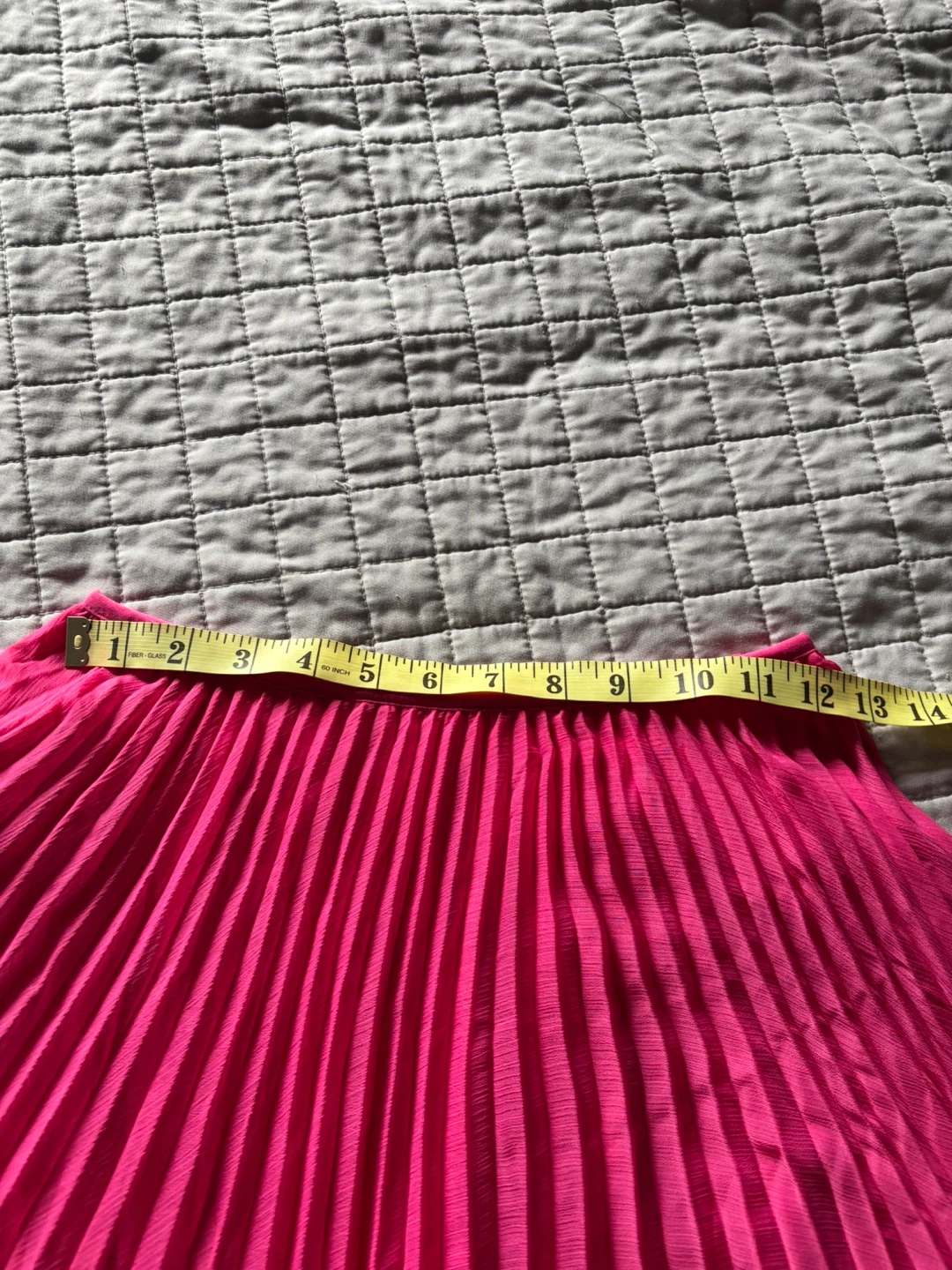 H&M Sheer Pleated Maxi Skirt - Bright Pink - photo 3