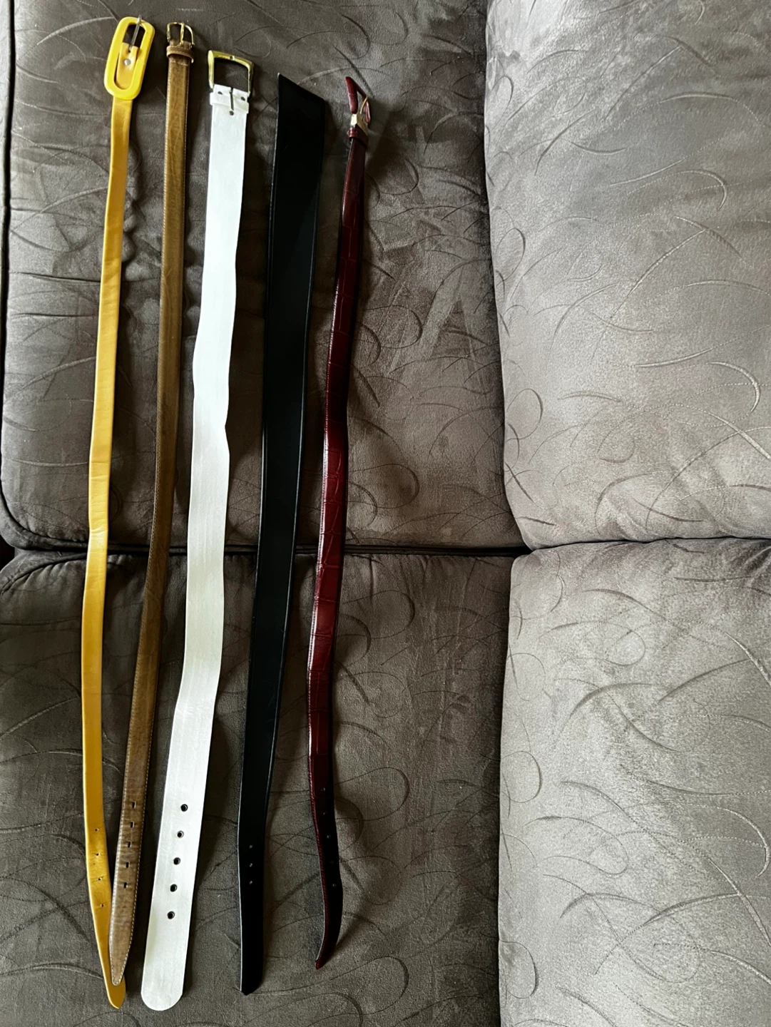 Set of 5 Women's Belts
