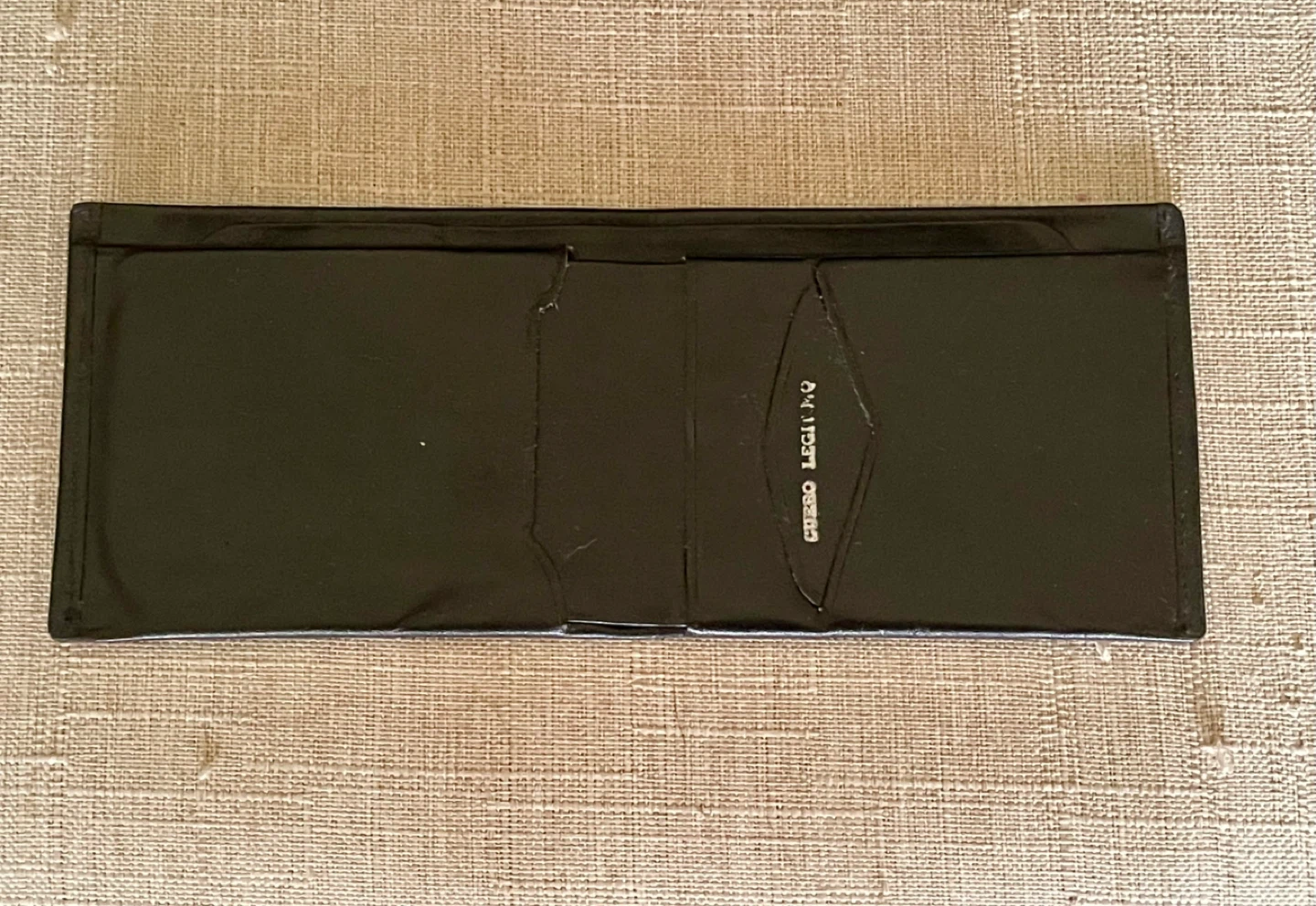 Black Leather Bifold Wallet - photo 3