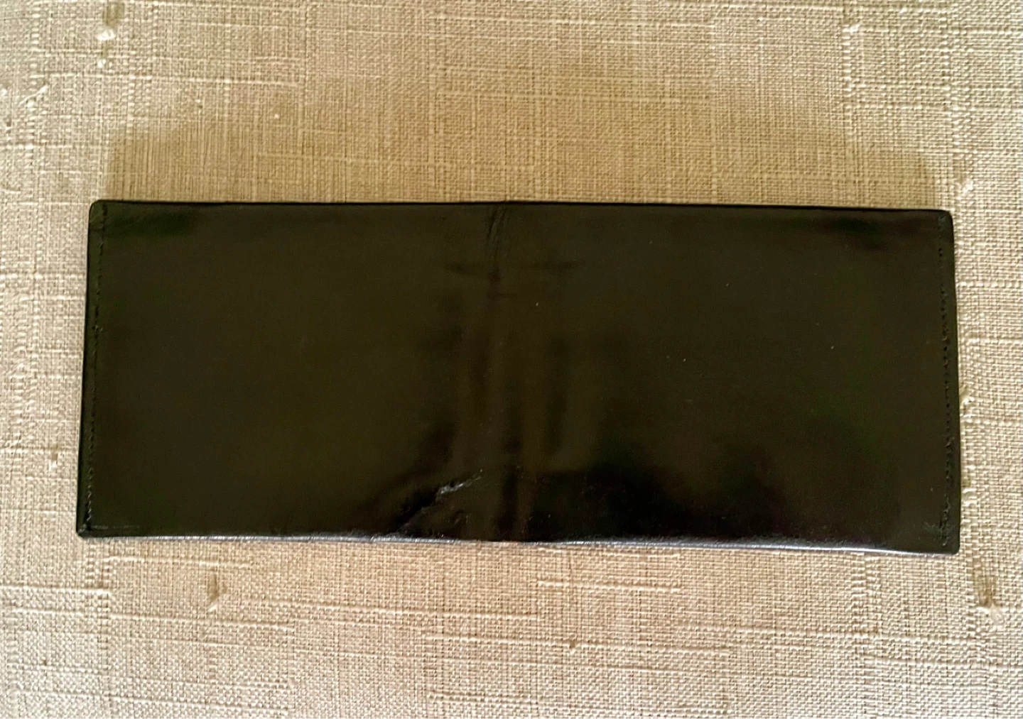 Black Leather Bifold Wallet - photo 2