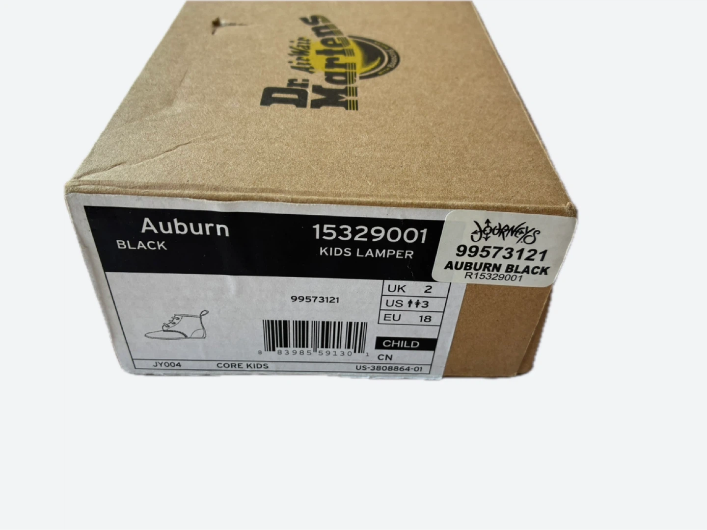 Dr. Martens Auburn Kids Lamper Boots - Black - photo 3