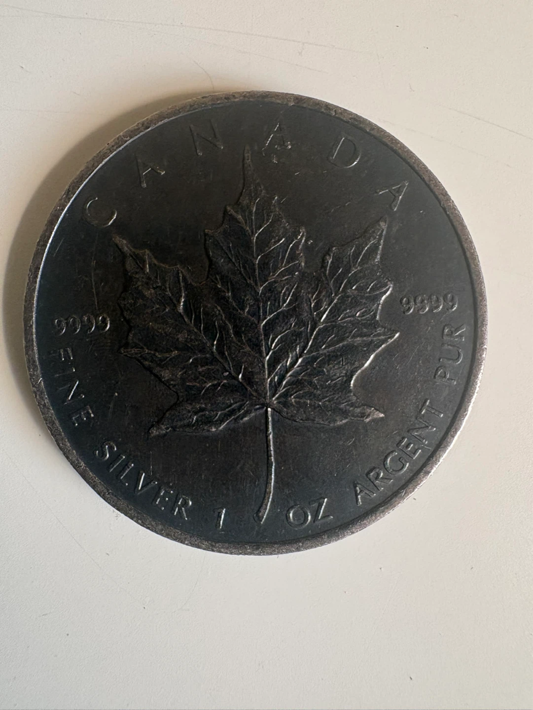 2003 Canadian 1 oz Fine Silver Maple Leaf Coin