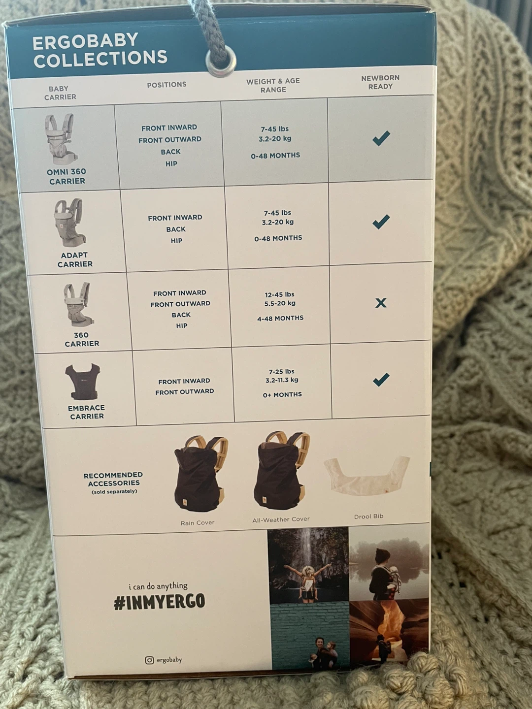 Ergobaby Baby Carrier (brand new!) - photo 3