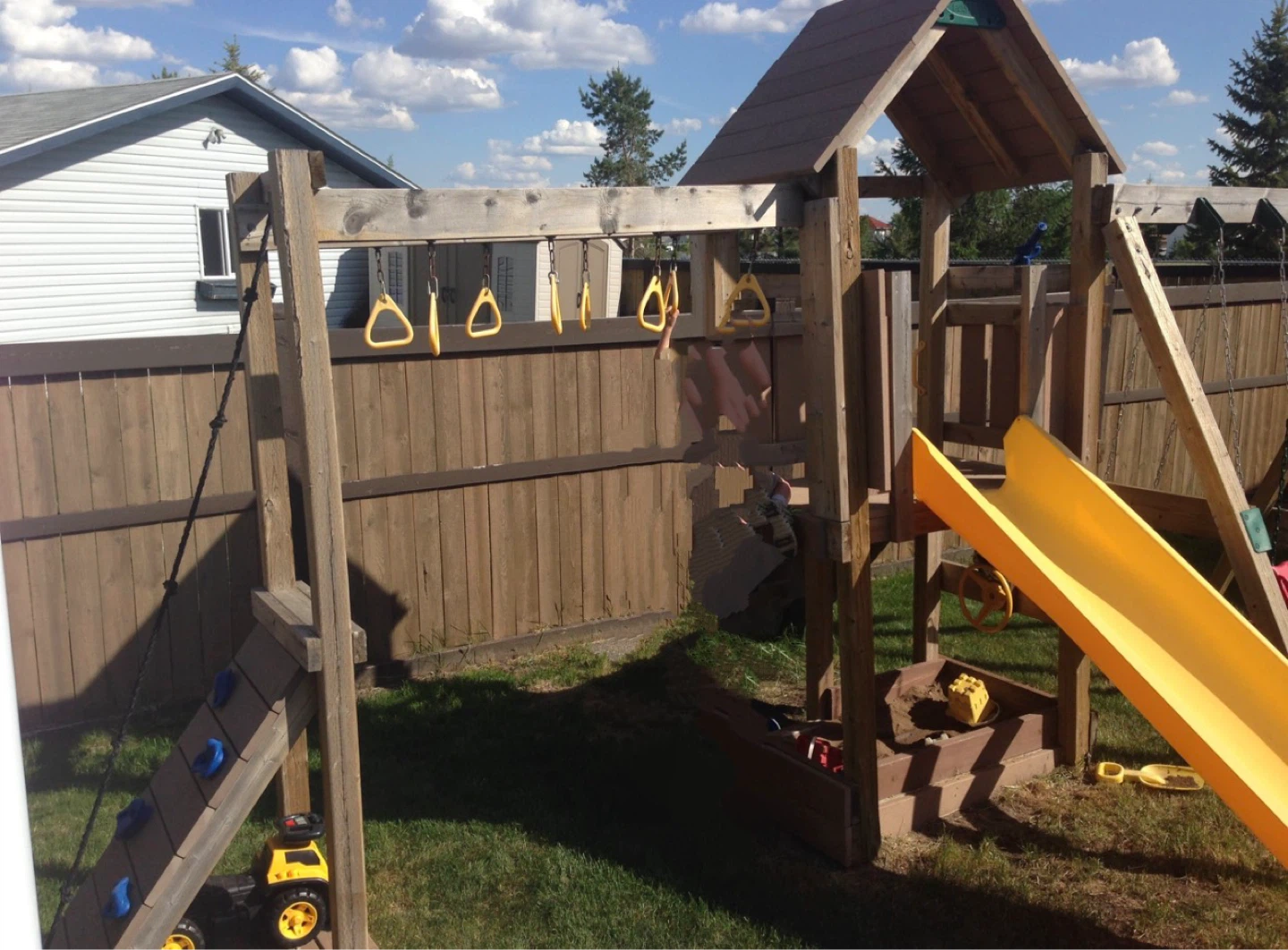 Play star Wooden Playground with Swings and Slide - photo 4