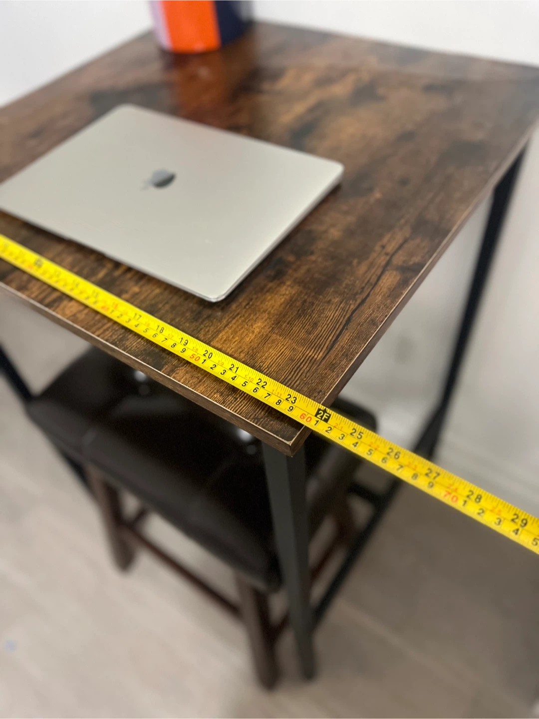 Bar Height Table with leather Stool,delivery available - photo 4