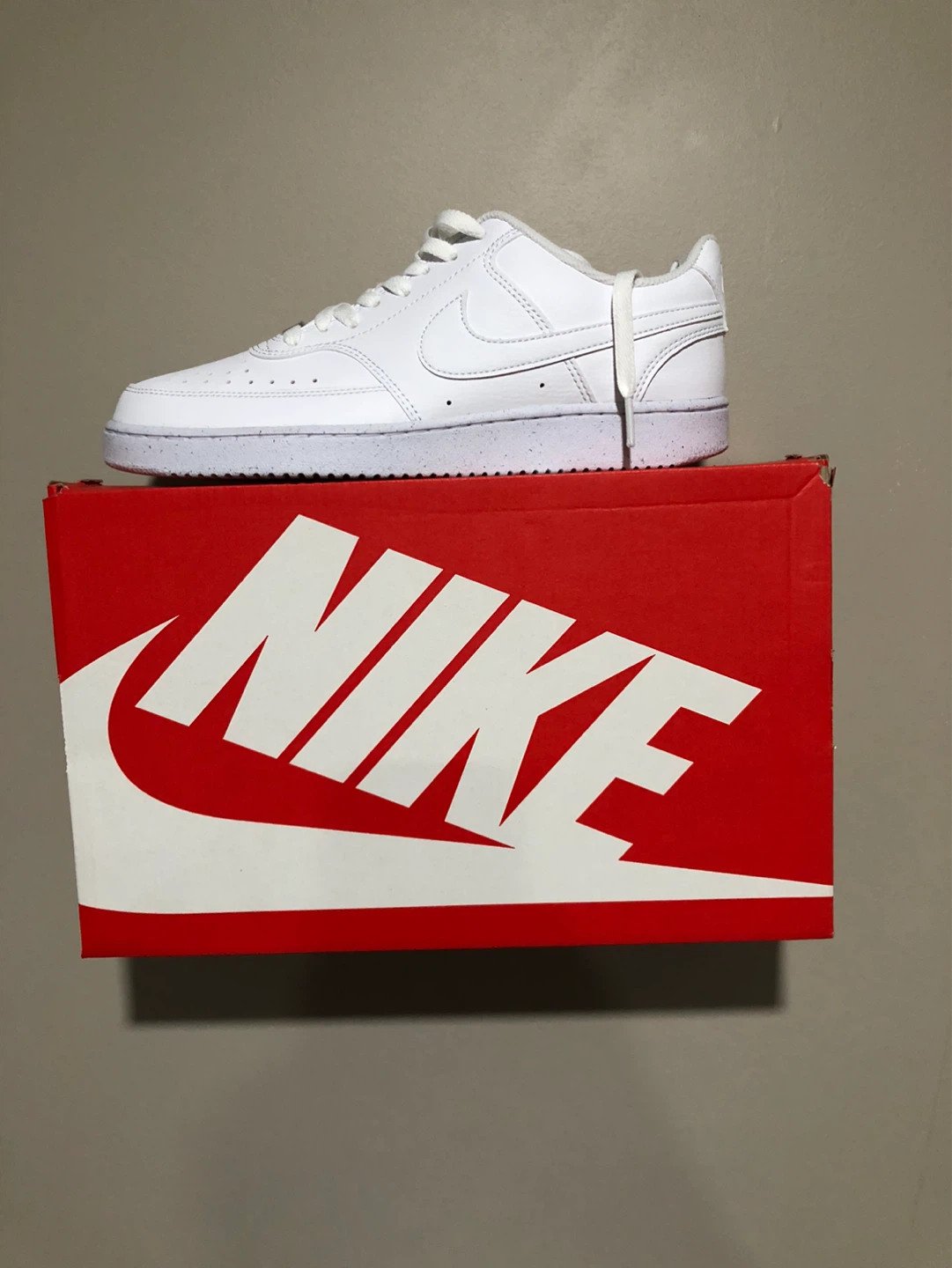 Nike Court Vision Lo NN White Sneakers Size 10.5