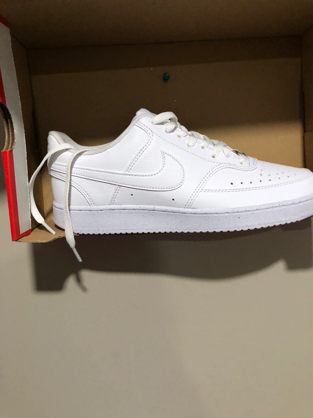 Nike Court Vision Lo NN White Sneakers Size 10.5 - photo 3