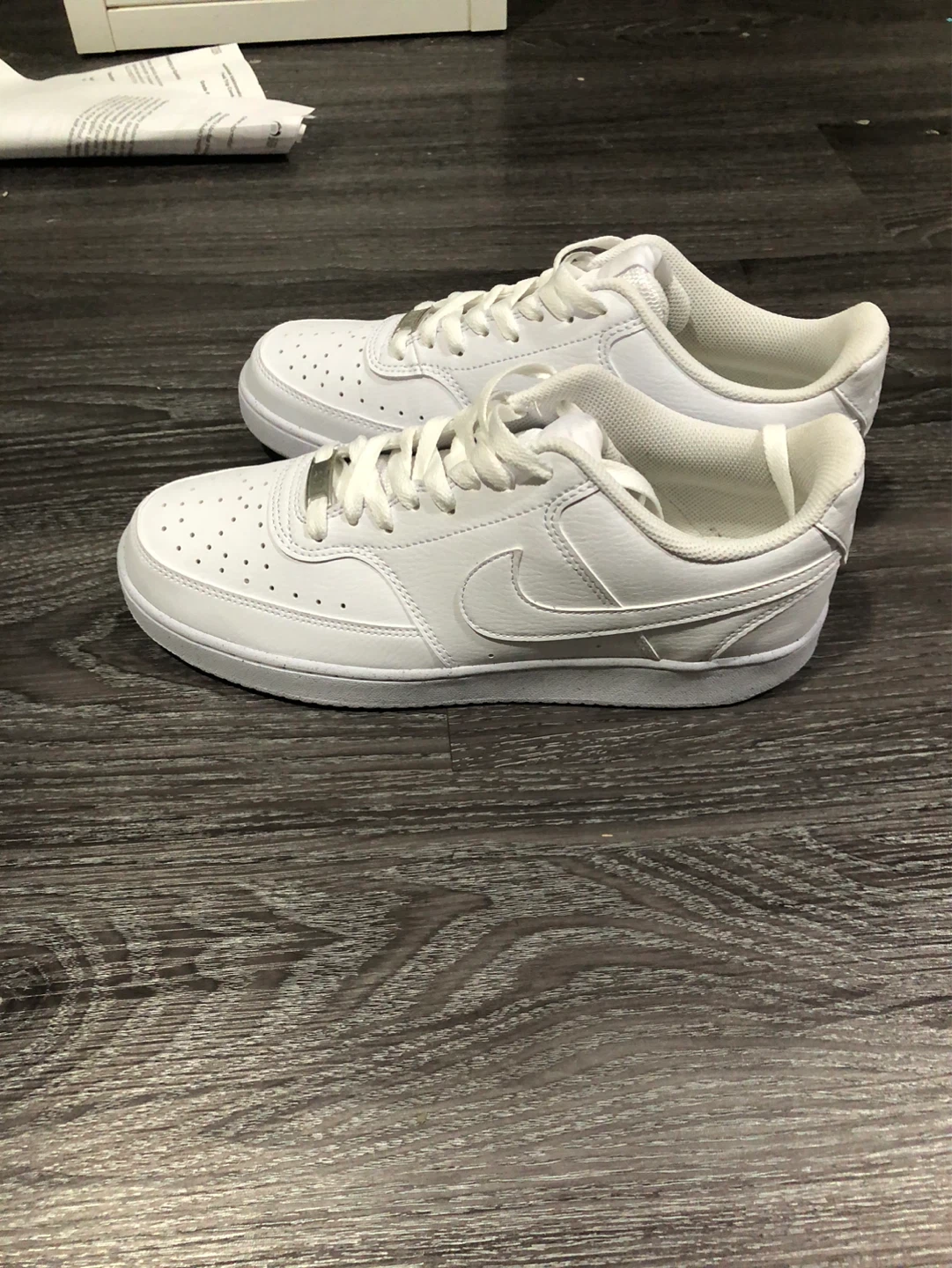 Nike Court Vision Lo NN White Sneakers Size 10.5 - photo 4