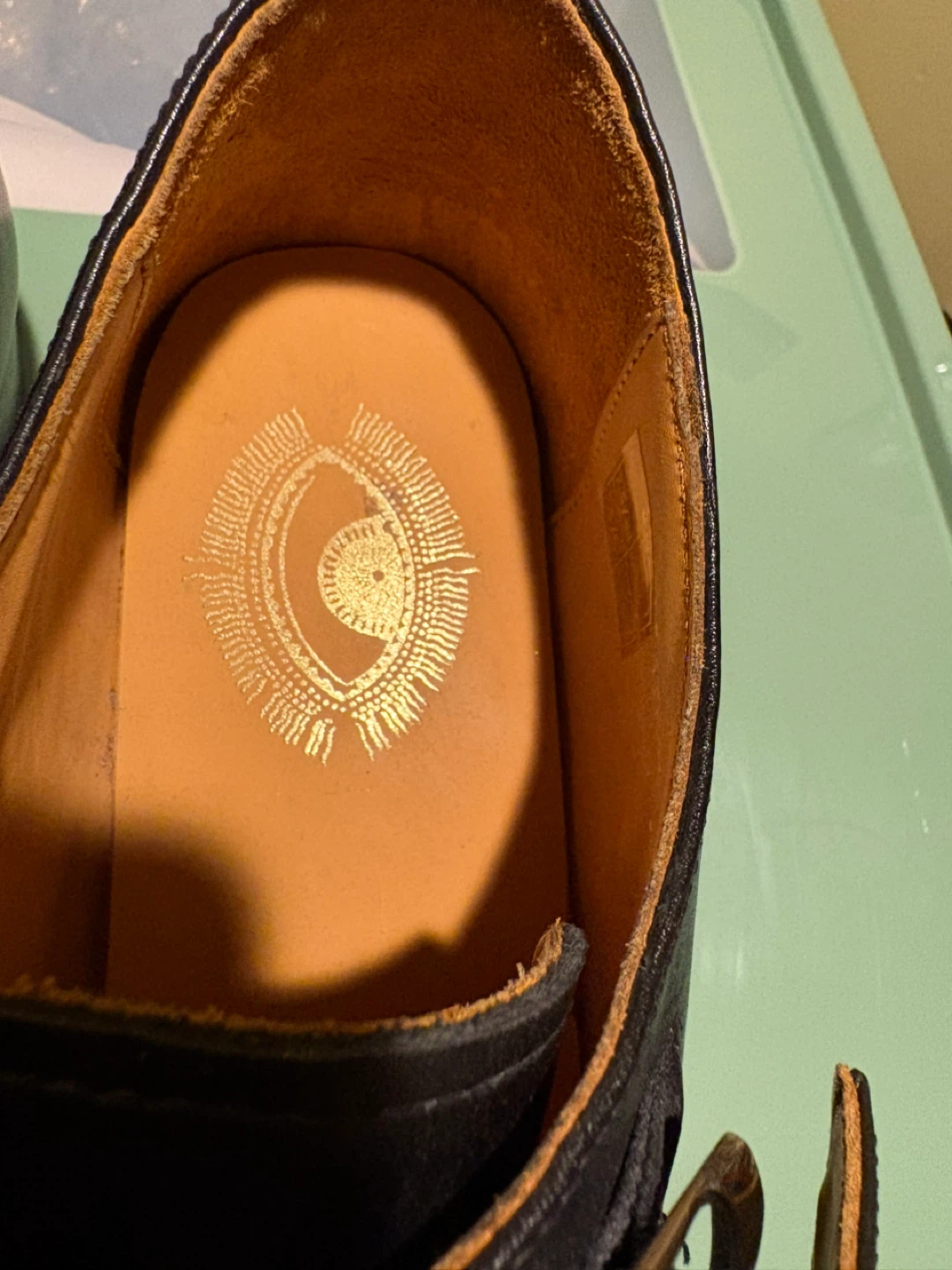 Santana by Carlos Santana Black Leather Monk Strap Shoes Size 40 - photo 2