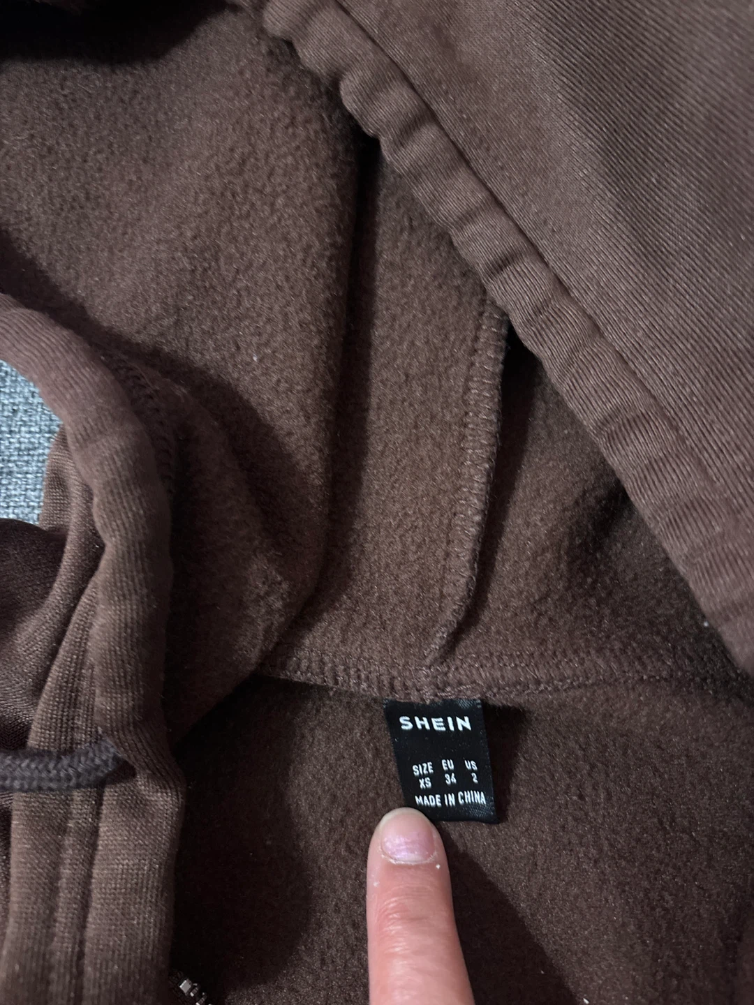 Brown Zip-Up Hoodie - photo 2