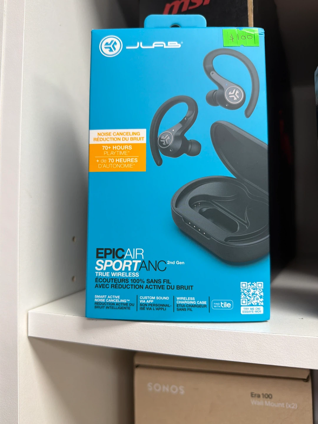 JLab Epic Air Sport ANC True Wireless Earbuds 2nd Gen