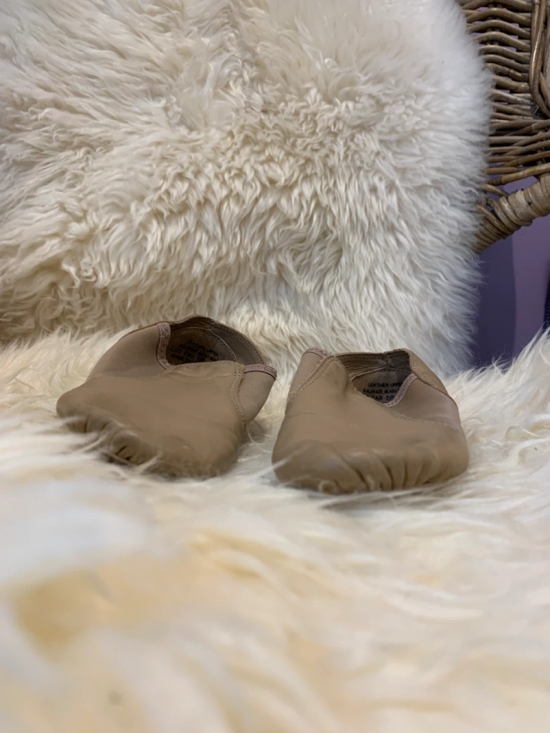 Capezio Tan Leather Jazz Shoes - photo 3