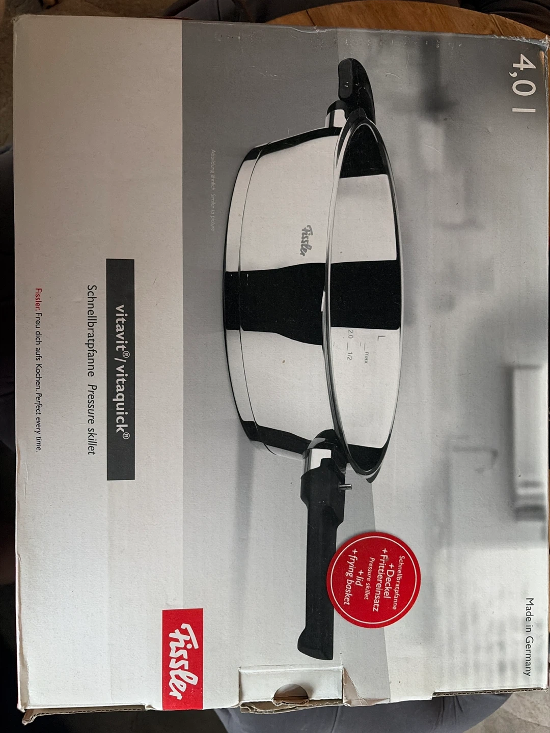 Fissler Vitavit Vitaquick Pressure Skillet 4.0L