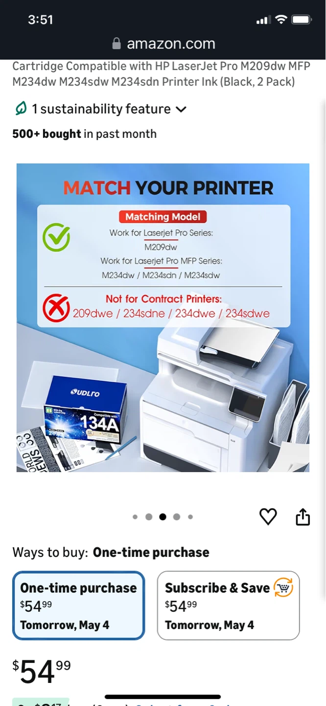 Compatible Toner for HP LaserJet Pro M209dw MFP M234sdw M234sdn - photo 3