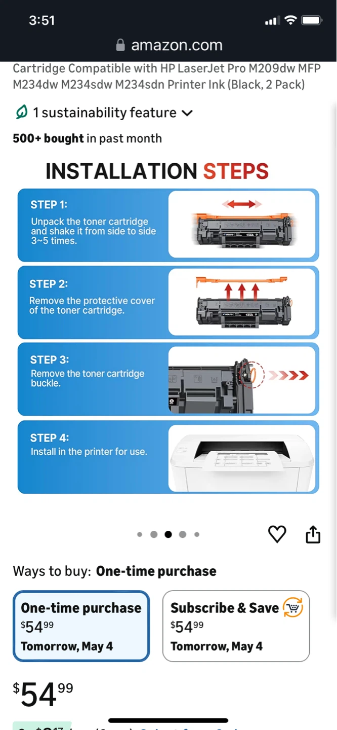 Compatible Toner for HP LaserJet Pro M209dw MFP M234sdw M234sdn - photo 5