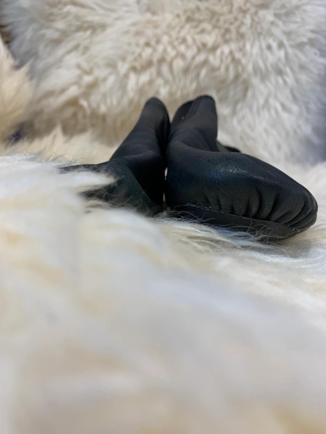 Black Leather Dance Shoes - photo 3