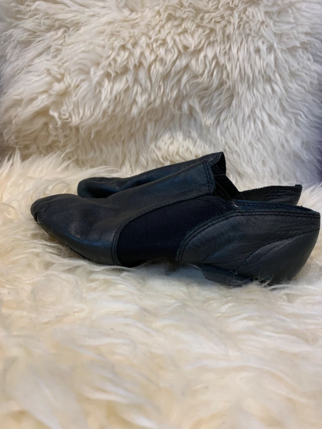 Black Leather Dance Shoes - photo 2