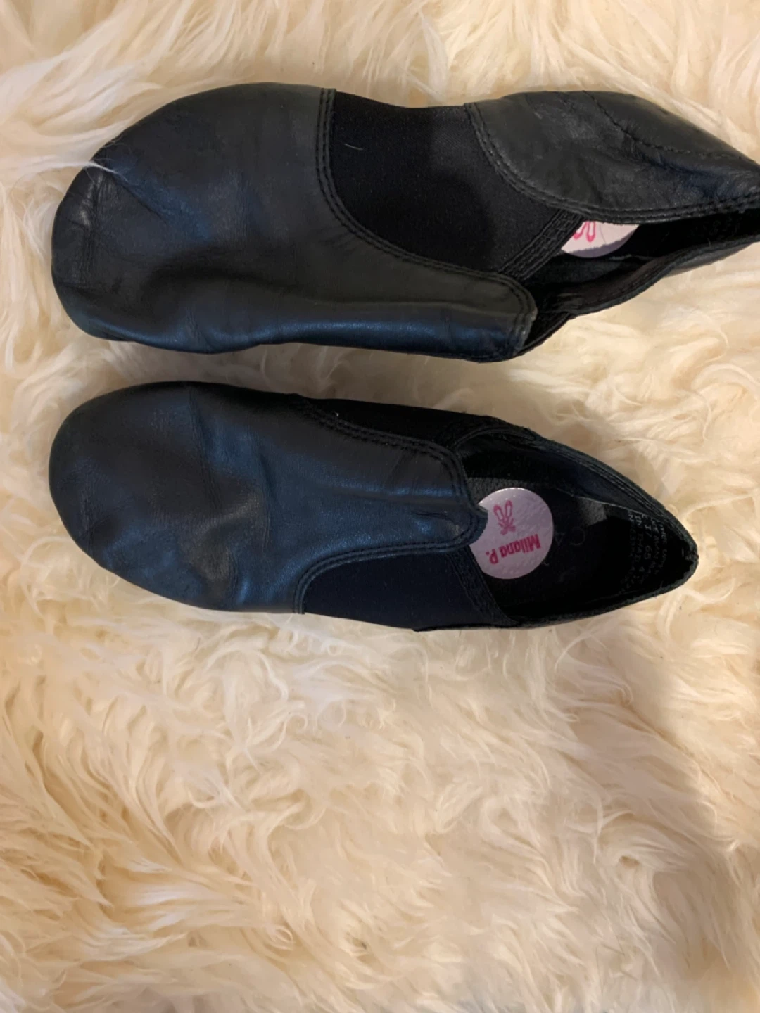 Black Leather Dance Shoes