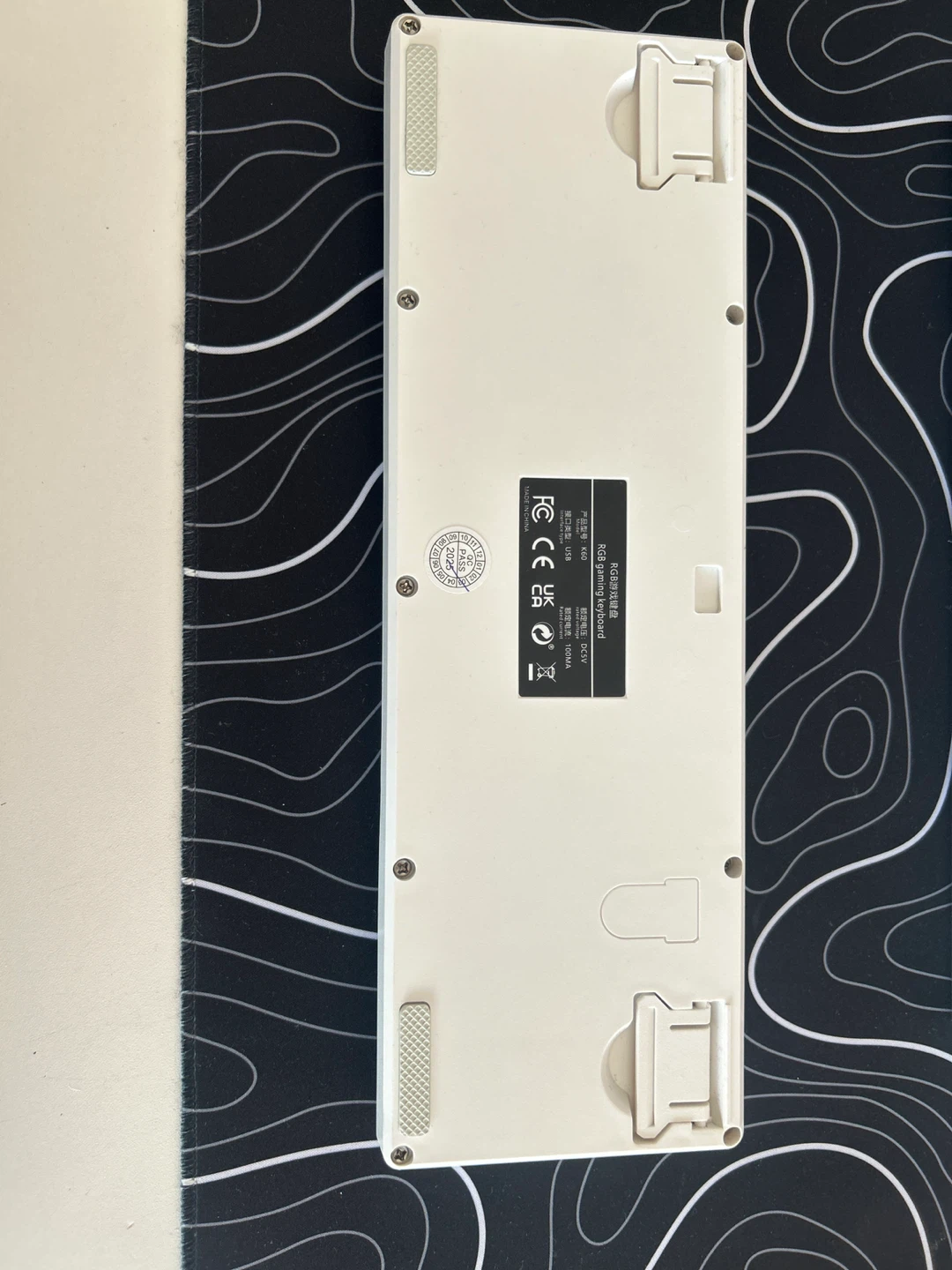 White RGB Gaming Keyboard - photo 2