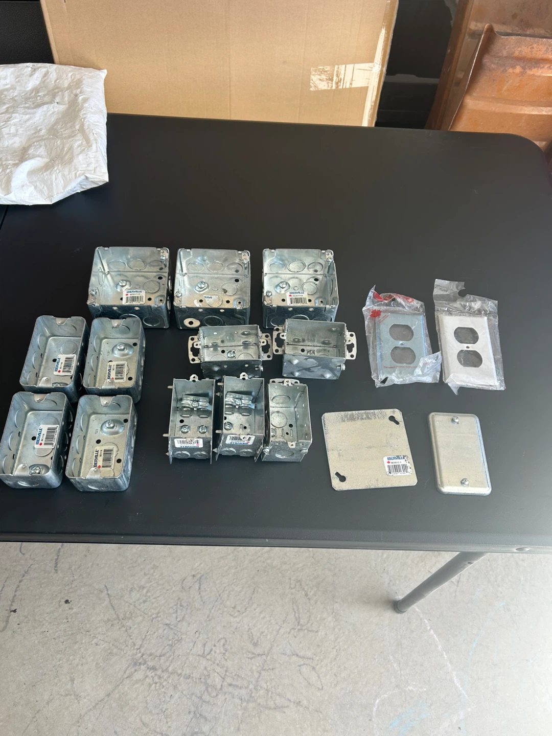 Iberville Electrical Boxes and Accessories Lot