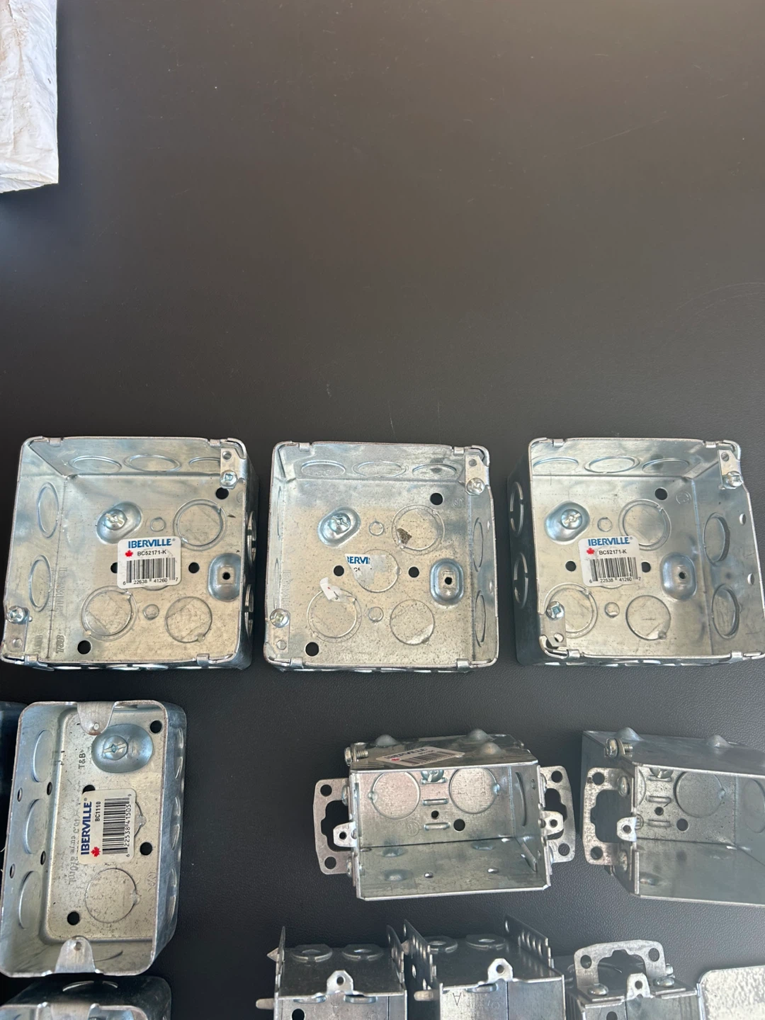 Iberville Electrical Boxes and Accessories Lot - photo 4