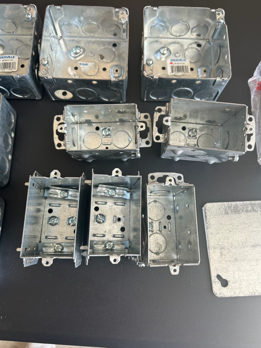 Iberville Electrical Boxes and Accessories Lot - photo 3