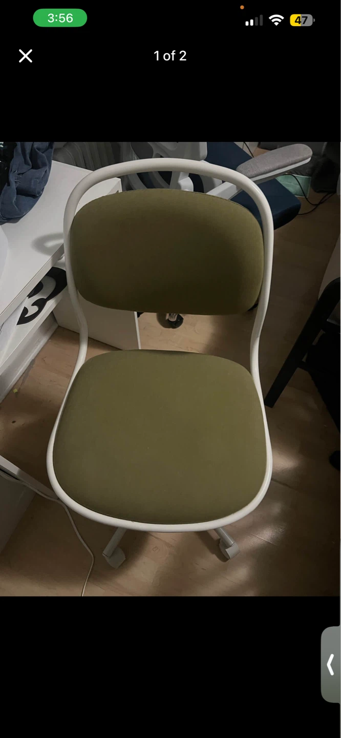 Office Chair - Green/White