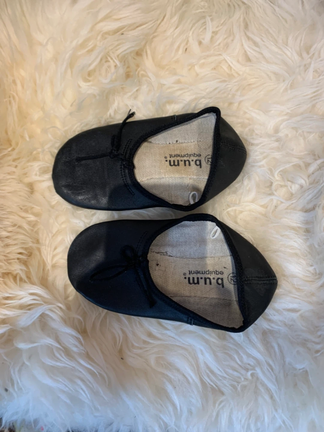 B.U.M. Equipment Black Ballet Shoes