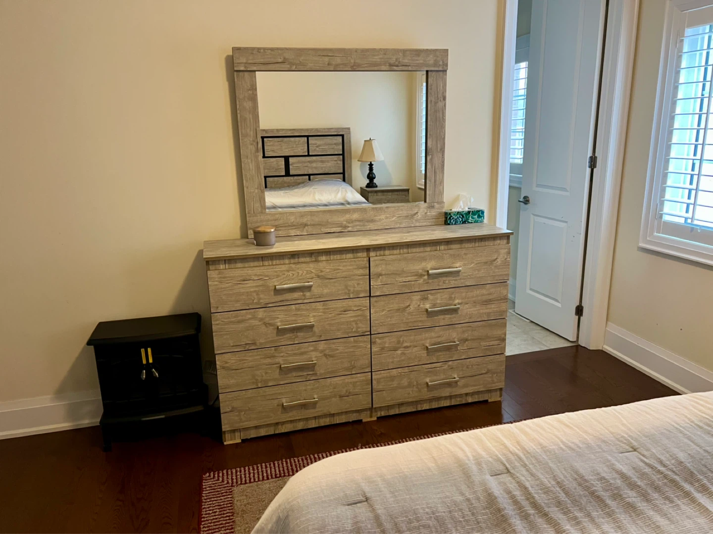 Wood Finish Bedroom Set - photo 2