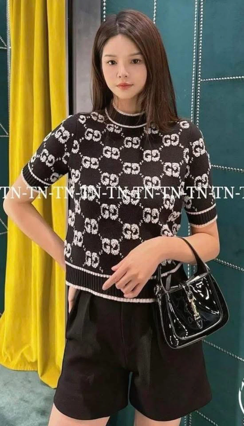 Gucci GG Wool Bouclé Jacquard Top