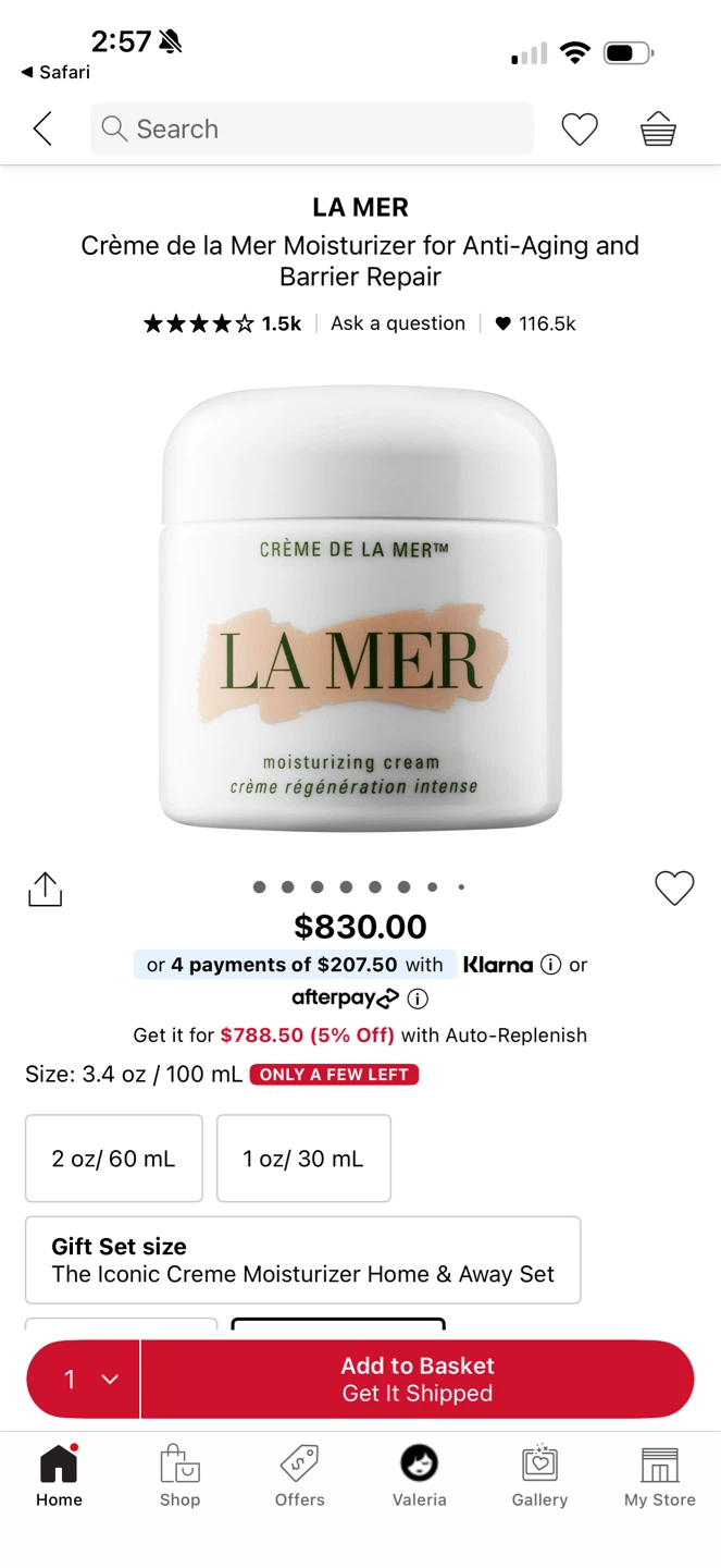 LA MER Crème de la Mer Moisturizing Cream 3.4 oz / 100 ml - photo 2
