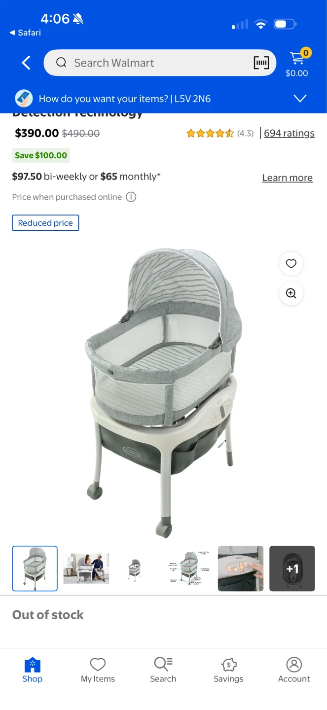 Graco Sense2Snooze Bassinet with Cry Detection - photo 2