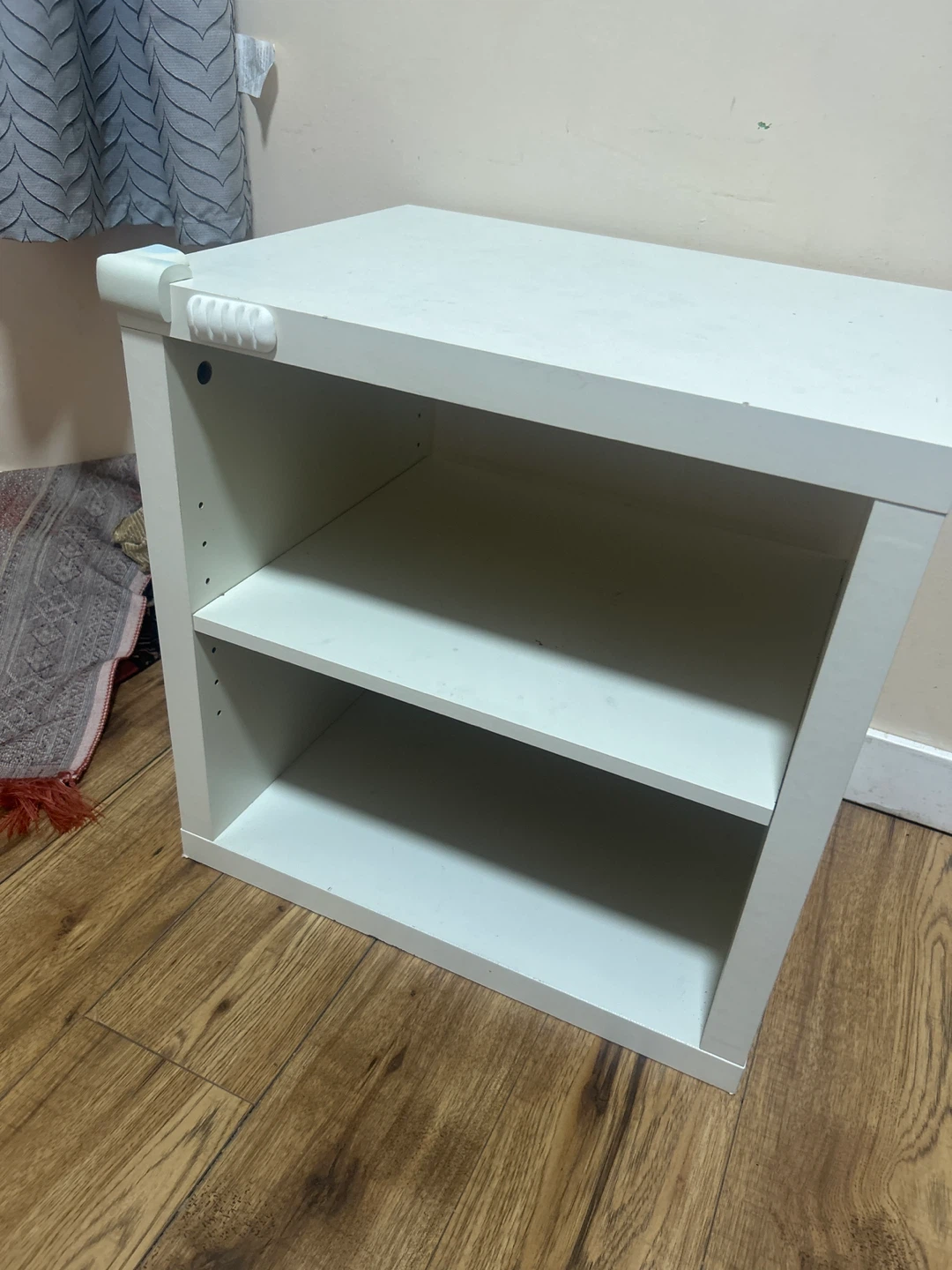 White 2-Shelf Storage Unit