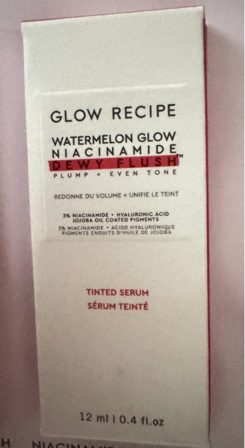 Glow Recipe Watermelon Niacinamide Dewy Flush Tinted Serum 12ml