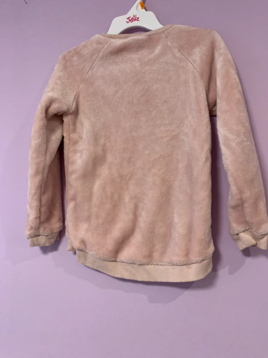 Penelope Mack Pink Fuzzy Rainbow Sweatshirt - photo 2