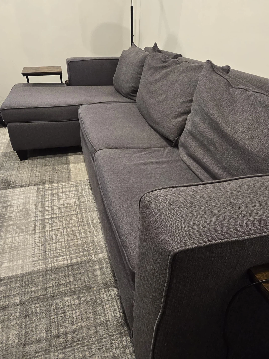 Dark Grey Sectional Sofa - photo 2