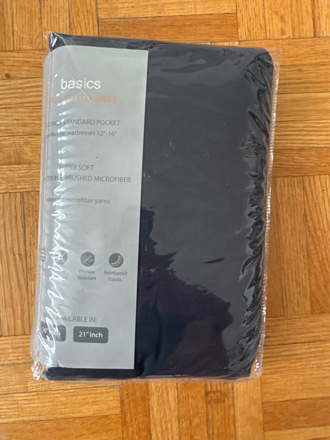Amazon Basics Full Fitted Sheet Navy